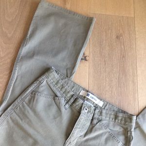 GAP flare green pants